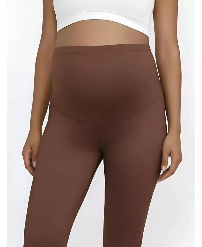 Motherhood Maternity Women
s Active Over the Belly Maternity Leggings 4