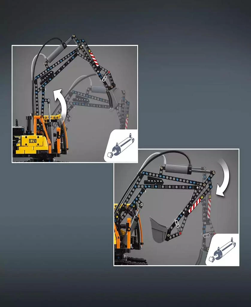 LEGO Technic Volvo FMX Truck EC230 Electric Excavator Building Toy Set 42175, 2274 Pieces 4