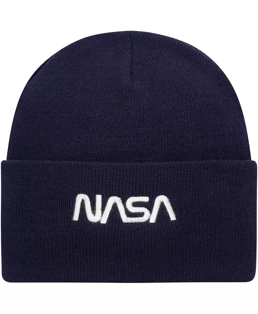 American Needle Men's Navy NASA Cuffed Knit Hat 1