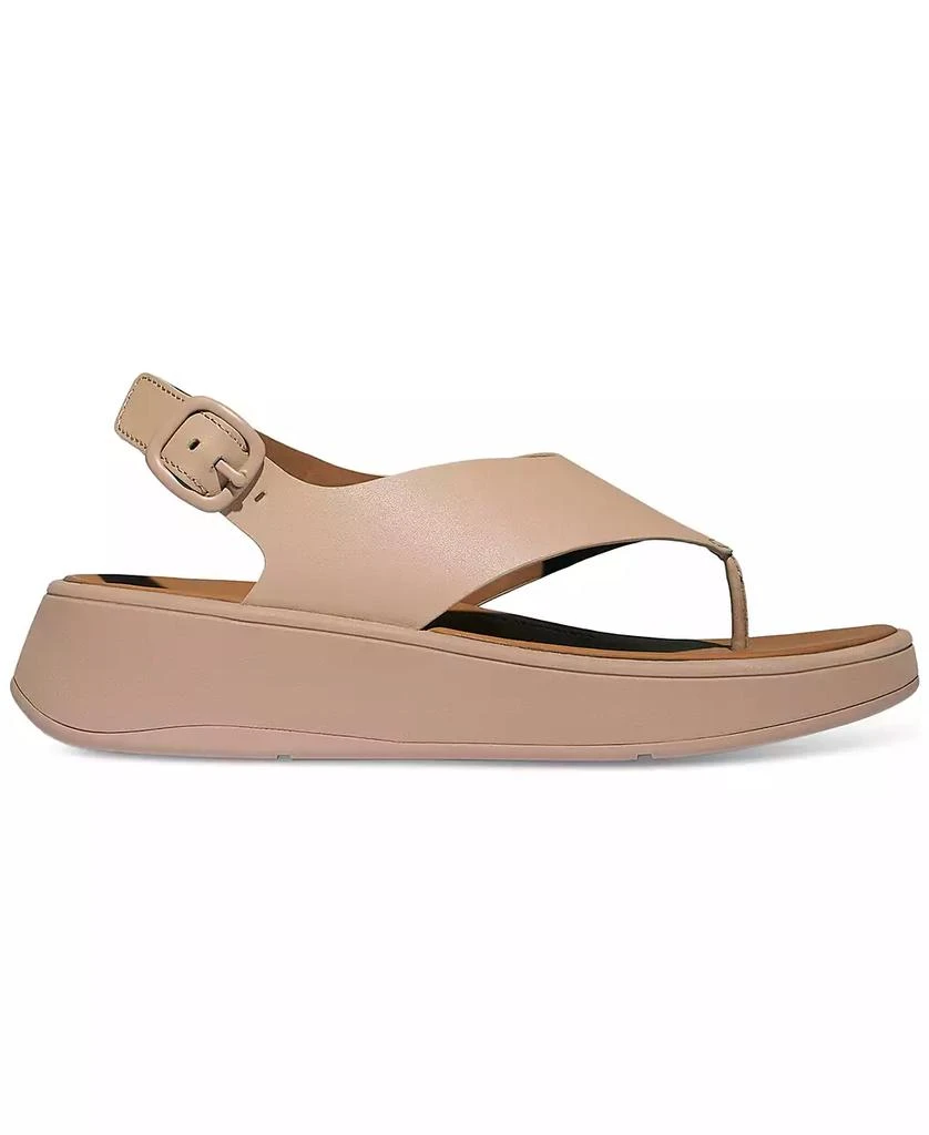 FitFlop Women's F-Mode Leather Flatform Back Strap T-Post Sandals 2
