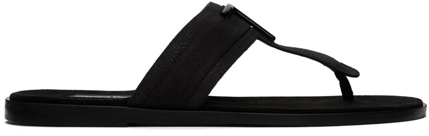 Tom Ford Black Brighton Flip Flops - Sandals - Compare  display picture 1