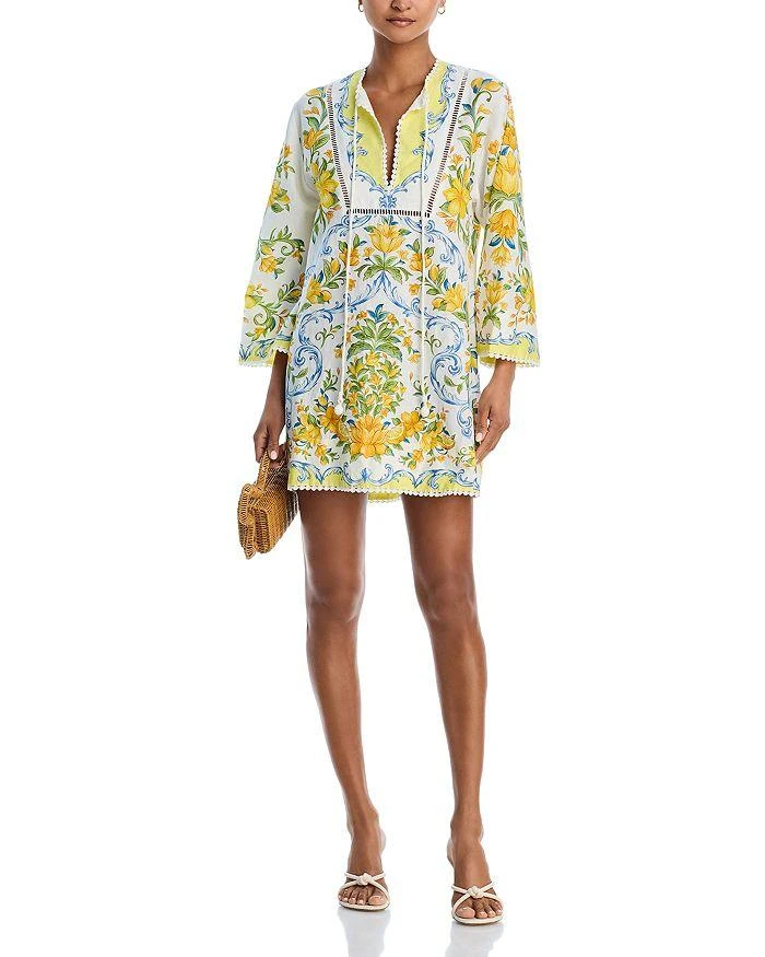 Farm Rio Sicily Mini Dress Swim Cover-Up 4