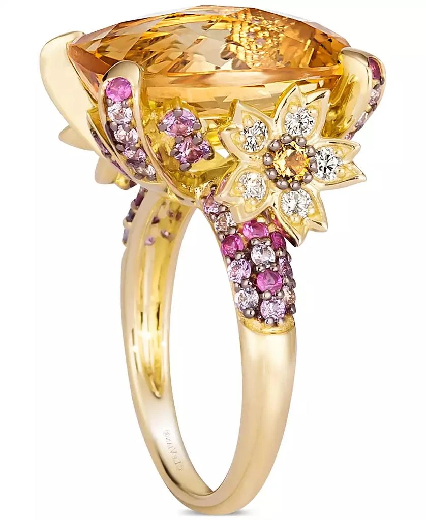 Le Vian Crazy Collection® Multi-Gemstone (11 ct. t.w.) 
Vanilla Diamond (1/4 ct. t.w.) Statement Ring in 14k Gold 5