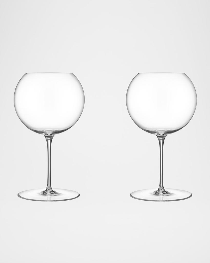 Orrefors Geometry 24.5 oz. Red Wine Glasses, Set of 2