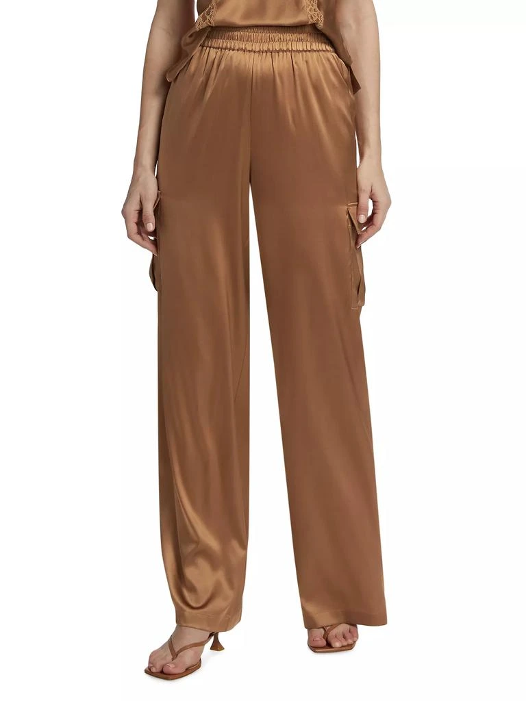 Cami NYC Nazanin Silk-Blend Cargo Pants 3