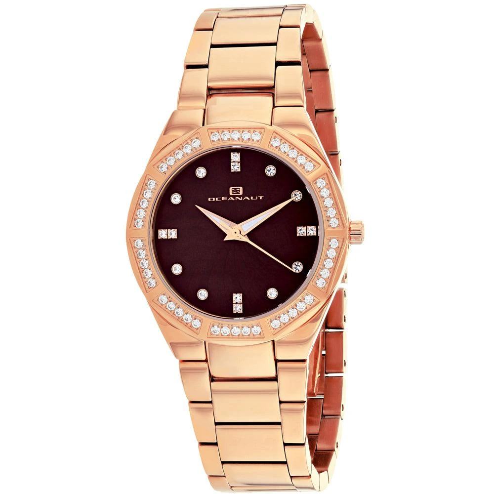 Oceanaut Women's Brown mother of pearl dial Watch 1