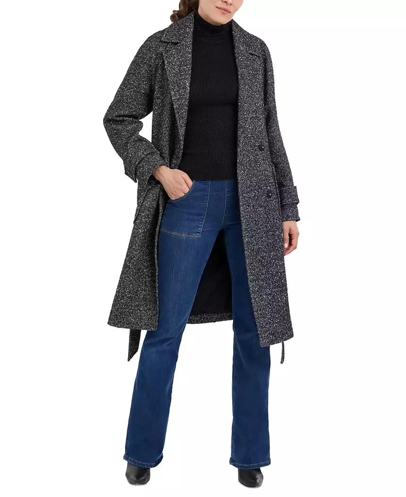 BCBG Women's Belted Walker Coat 4