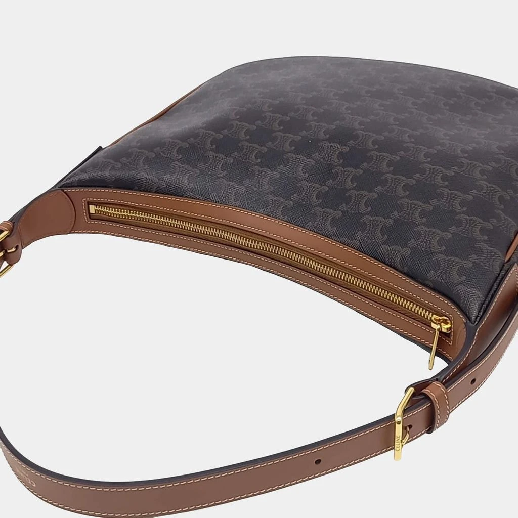 Celine Celine Black Brown Leather Eloise hobo bag 3