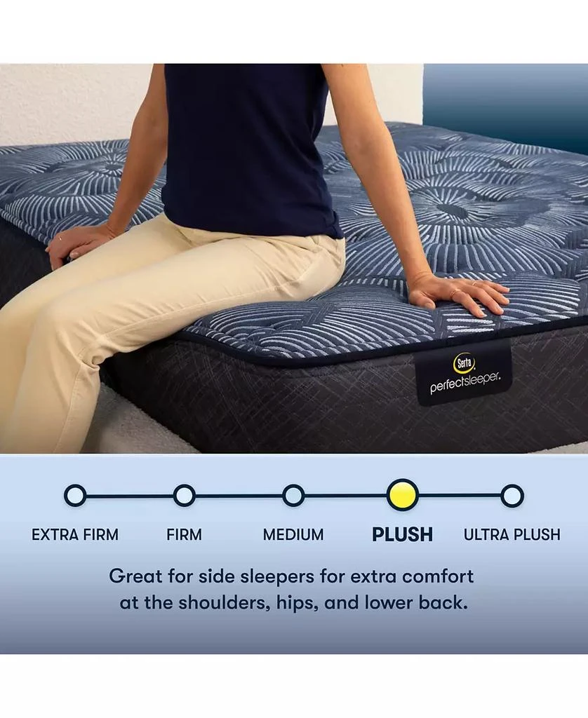 Serta Perfect Sleeper Cobalt Calm 13" Plush Mattress- 7