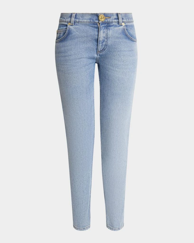 Balmain Low-Rise Skinny Jeans 1