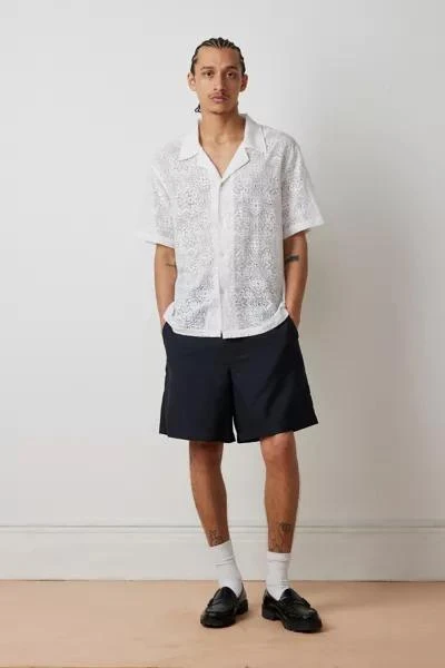 Raga Man Raga Man Chetan Lace Short Sleeve Button-Down Shirt 4