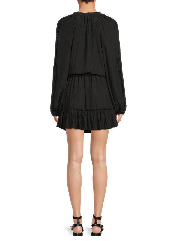 Ramy Brook Martha Cutout Tiered Mini Dress 2