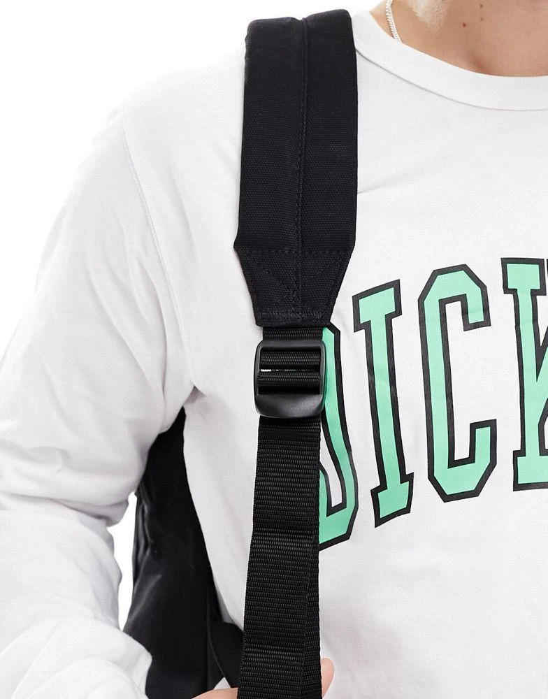 DICKIES Dickies duck canvas backpack in black 3