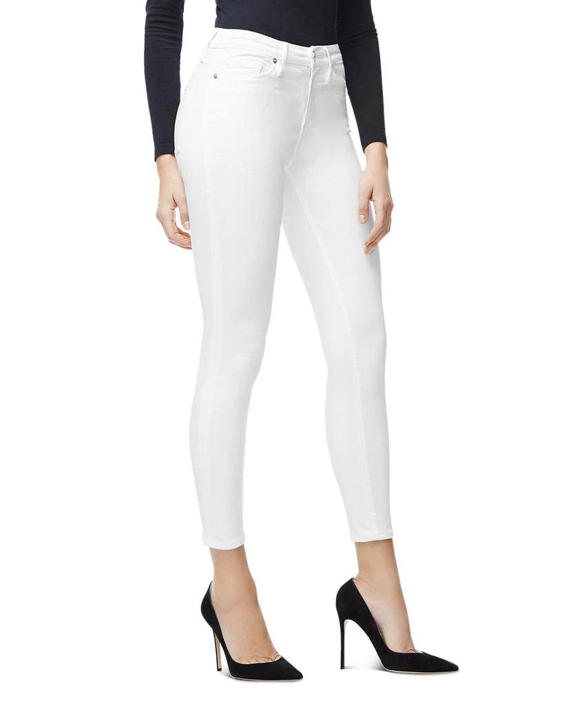 Good American Good Legs Crop Jeans in White001 5