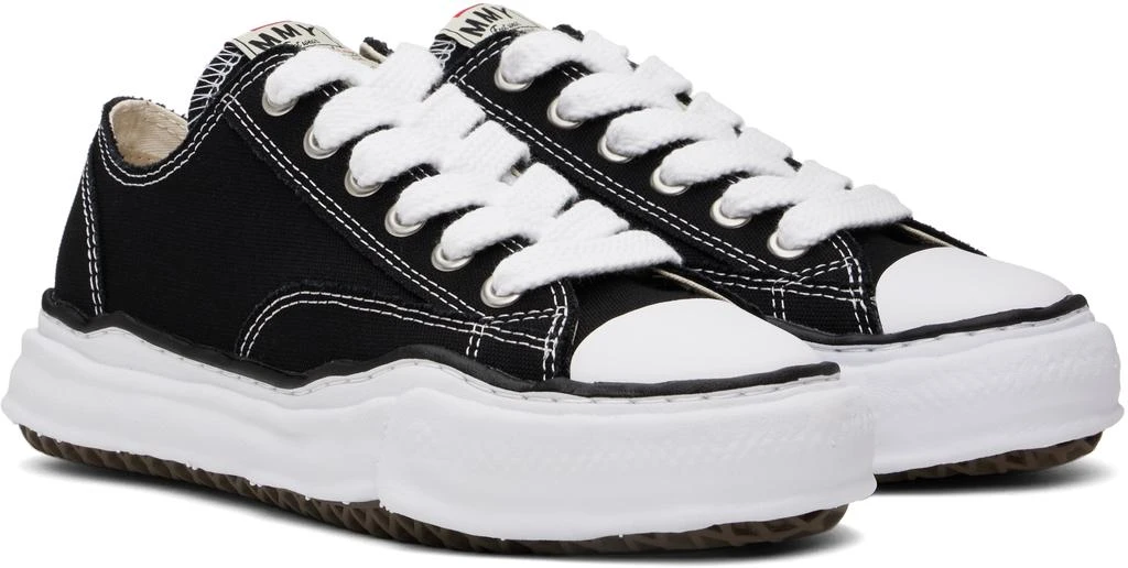 Maison MIHARA YASUHIRO Black Peterson OG Sole Canvas Low-Top Sneakers 4