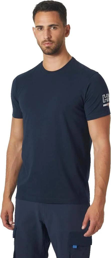Helly Hansen Helly-Hansen Workwear Kensington Short Sleeve T-Shirts for Men Made from Light Breathable 92% Cotton Blend for High Mobility 2