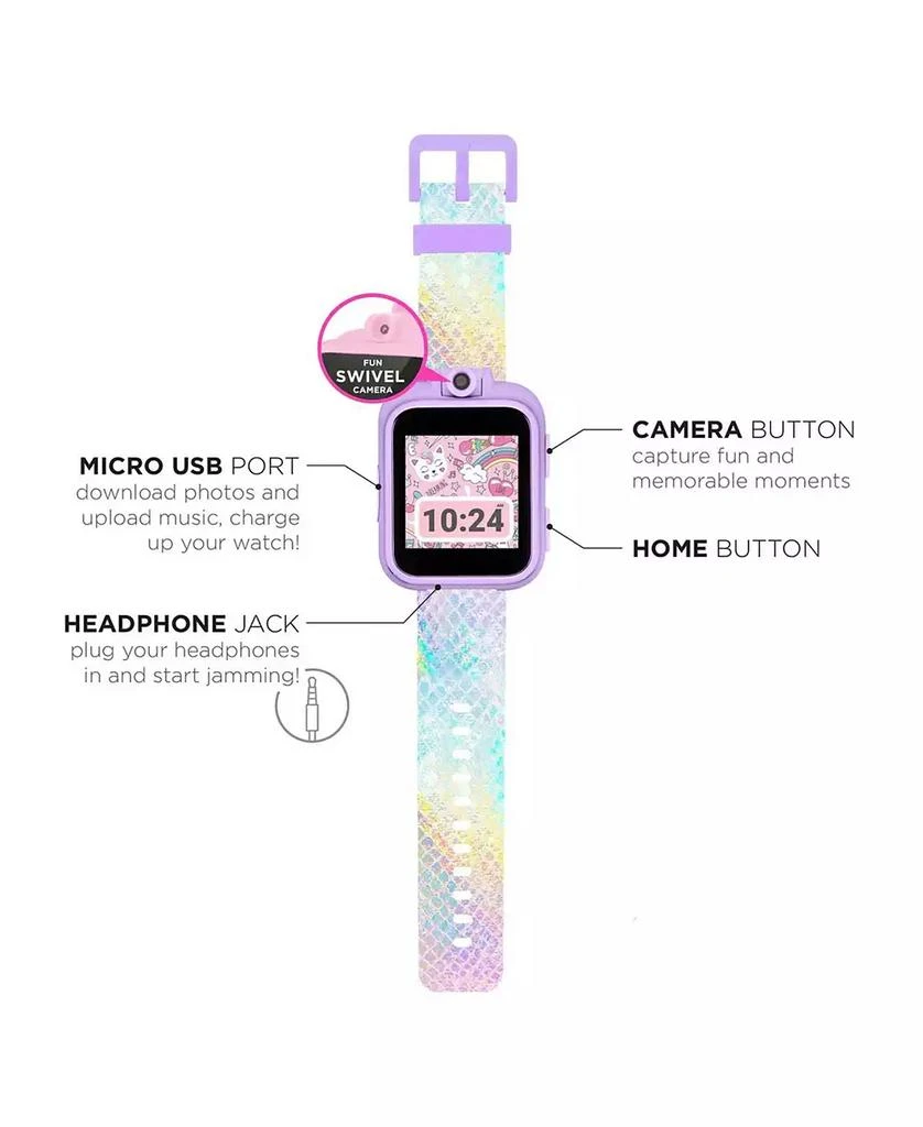Playzoom Kid
s 2 Textured Holographic Tpu Strap Smart Watch 4