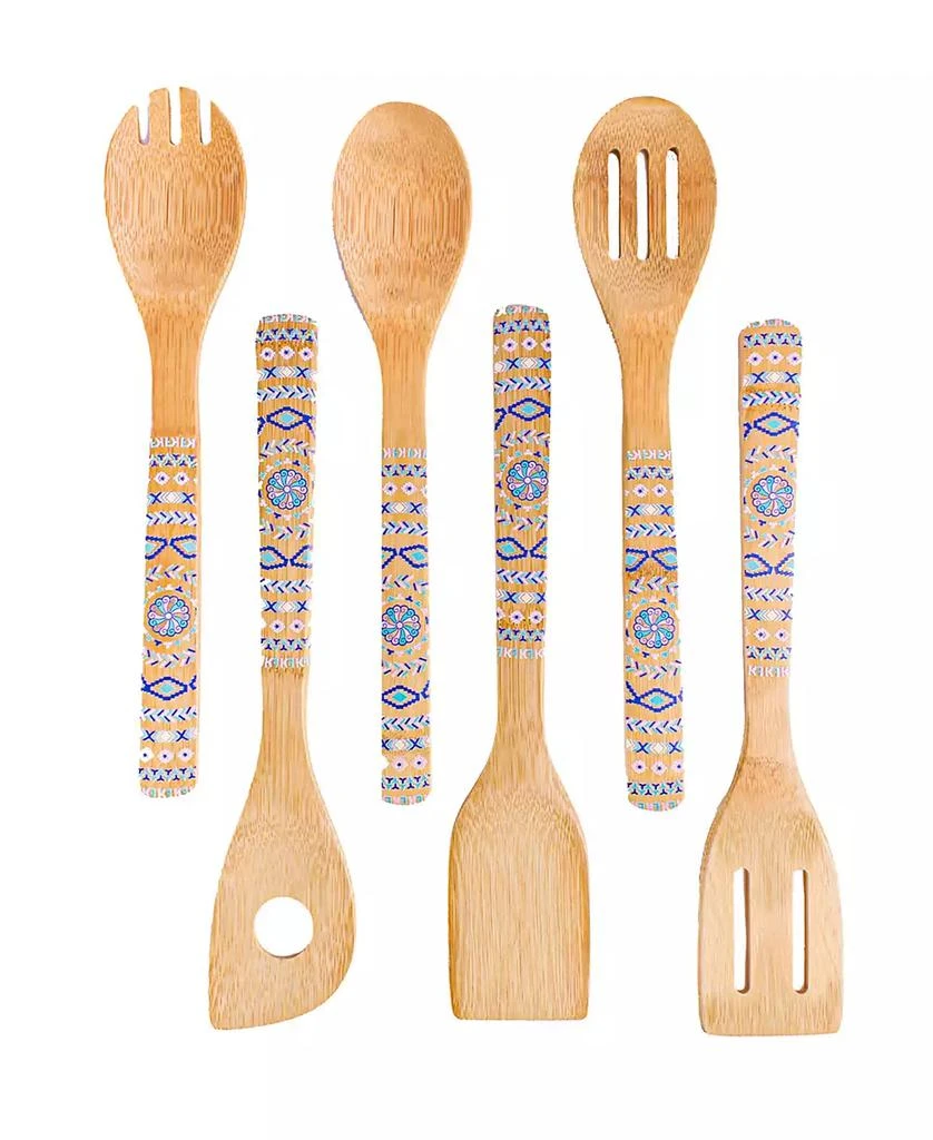 BergHOFF Bamboo 10 Piece Patterned Utensil Set 2