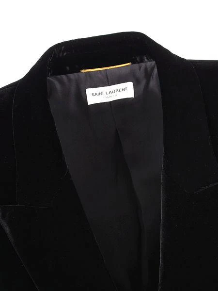 Yves Saint Laurent DOUBLE BREASTED TEXTURED LEATHER JACKET 3