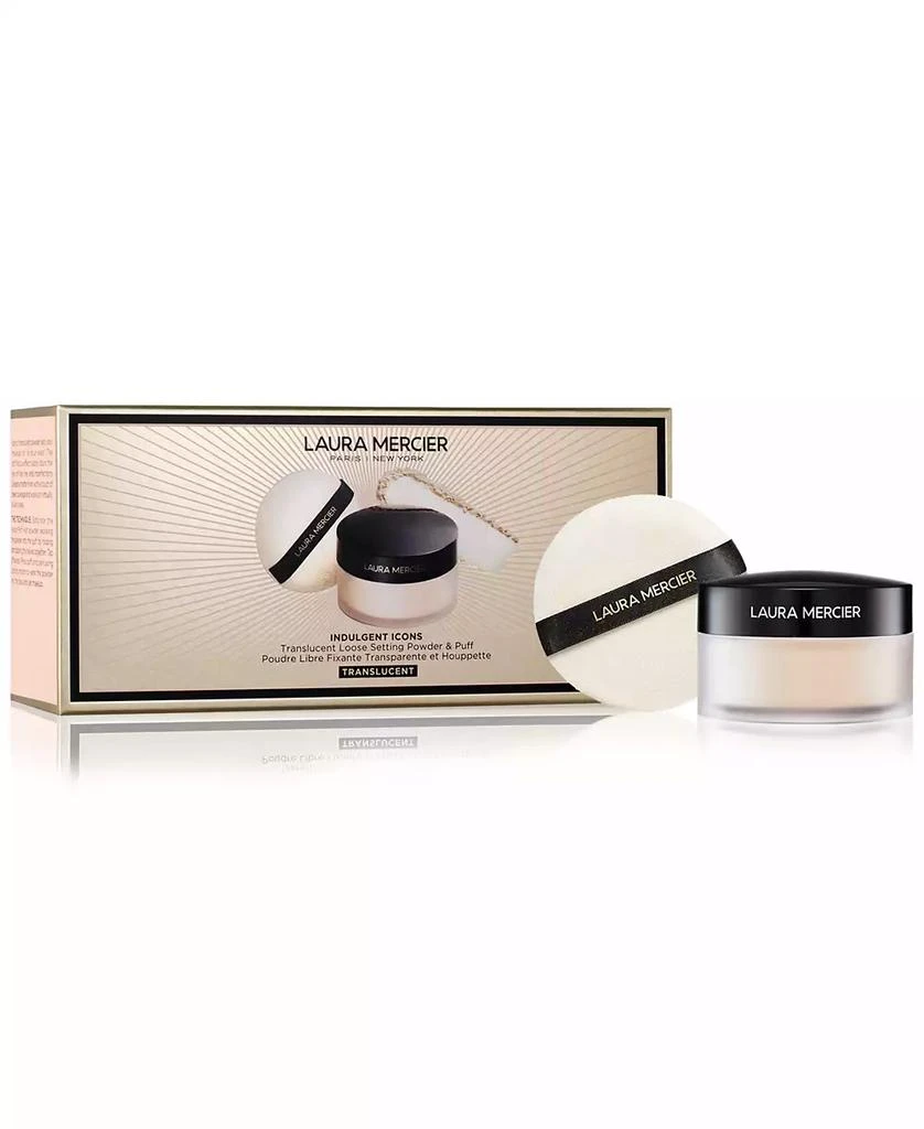 Laura Mercier 2-Pc. Indulgent Icons Translucent Loose Setting Powder & Puff Set 1