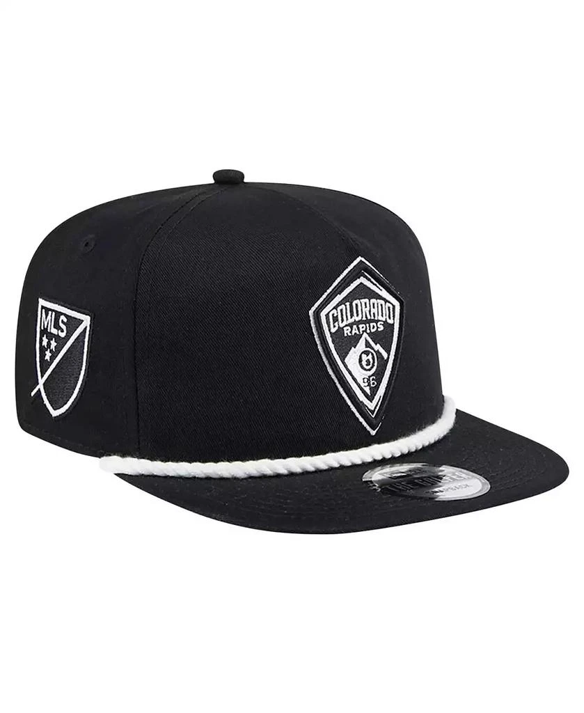 New Era Men's Black Colorado Rapids 2024 Kick Off Collection Golfer Snapback Hat 1