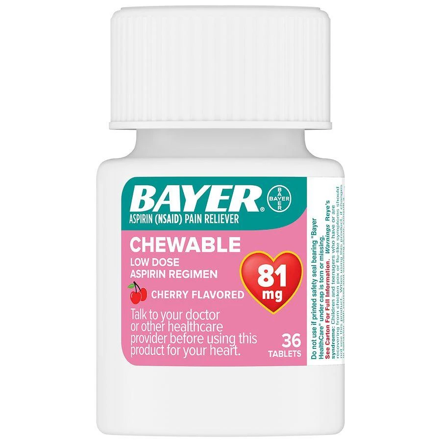 Bayer Chewable Low Dose Aspirin Cherry 3