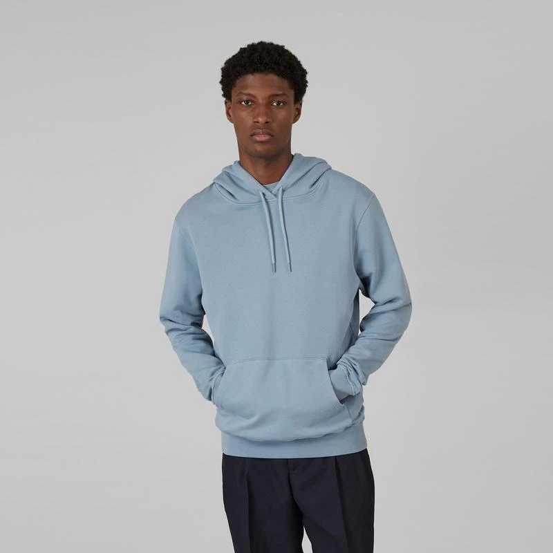 L'Exception Paris Thick hoodie in organic cotton Faded Denim L'EXCEPTION PARIS 1