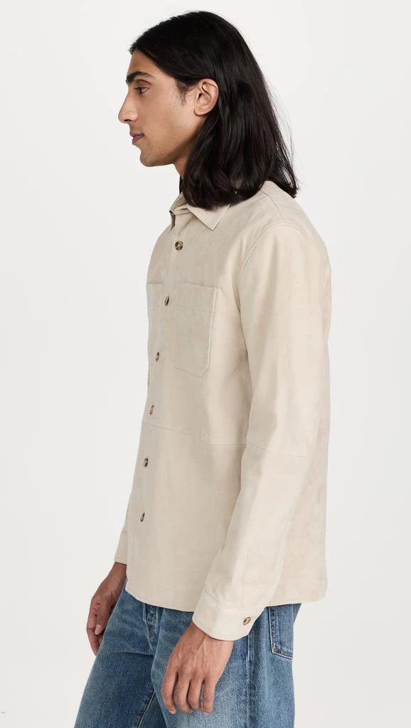 Club Monaco Suede Shirt Jacket 3