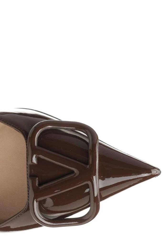 Valentino Valentino VLogo Signature Pointed Toe Slingback Pumps 5