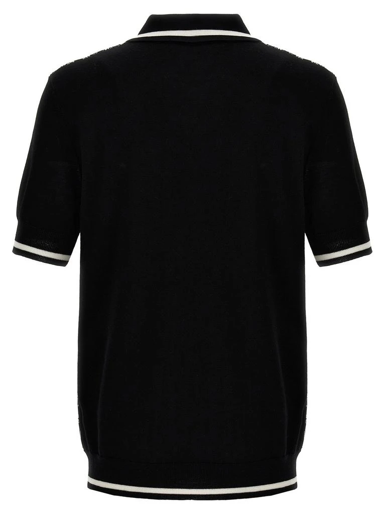 Balmain Balmain Mini Monogram Polo Shirt 2