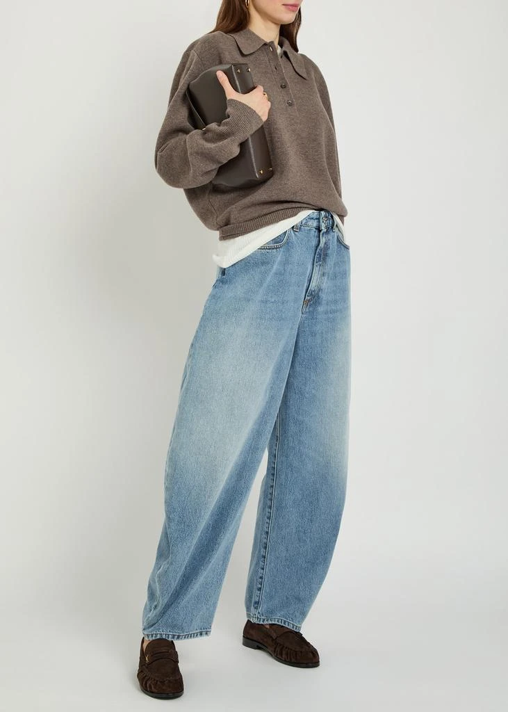 Rohe Compact wool and cashmere-blend polo top 4