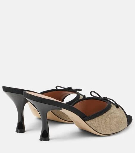 Malone Souliers x Tabitha Simmons 70 leather-trimmed mules 3