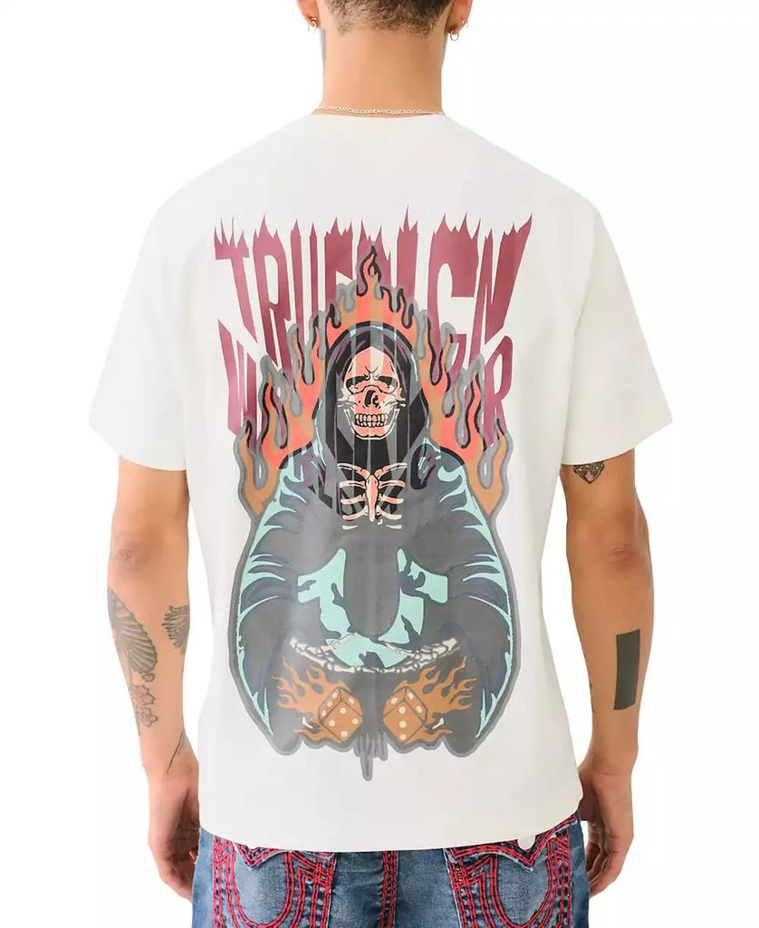 True Religion Men's Short Sleeve Crewneck Reaper Graphic T-Shirt 3