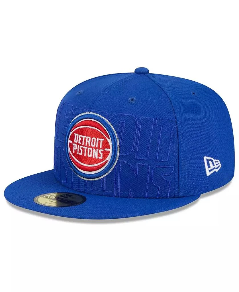 New Era Men's Blue Detroit Pistons 2023 NBA Draft 59FIFTY Fitted Hat 1