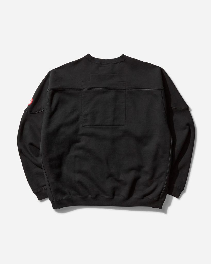Cav Empt Men's Cotton Track Crewneck Sweatshirt Black