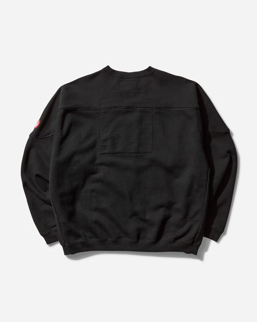 Cav Empt Men's Cotton Track Crewneck Sweatshirt Black 2