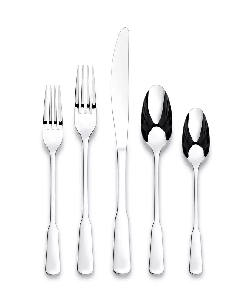 Ornative Yesenia Satin 45 Piece Flatware Set, Service for 8 2
