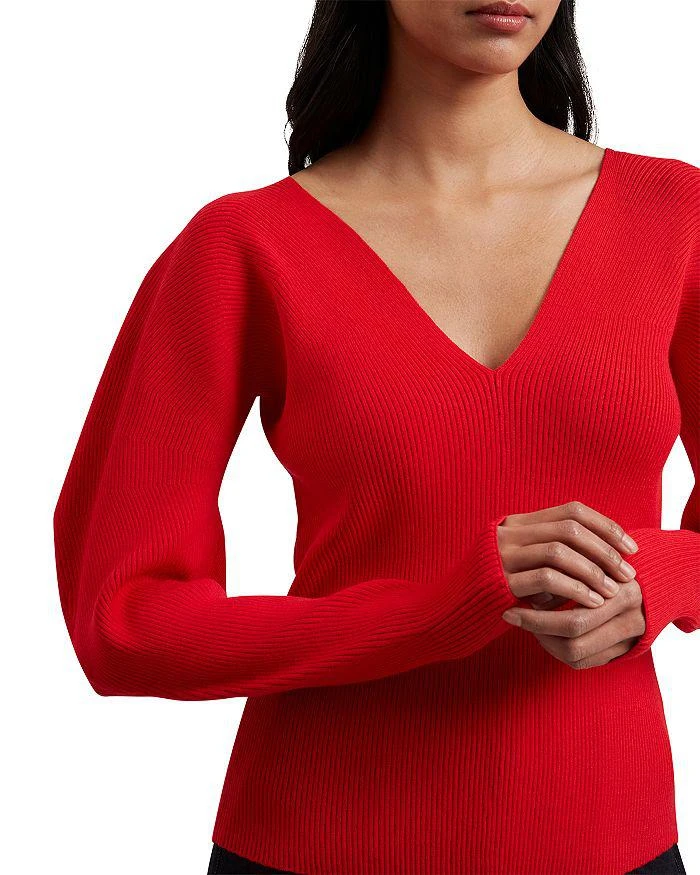 Ted Baker London Amelyaa Ribbed Sculpted Sleeve Sweater 4