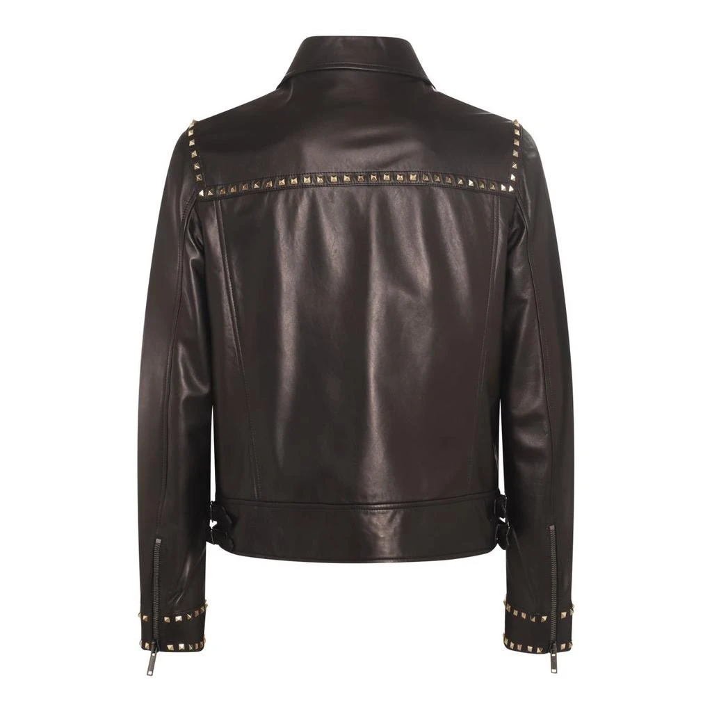 Valentino Valentino Garavani Black Leather Jacket 2