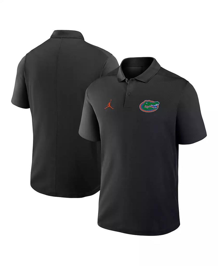 Jordan Men's Black Florida Gators Primetime Victory Primary Logo Performance Polo Shirt