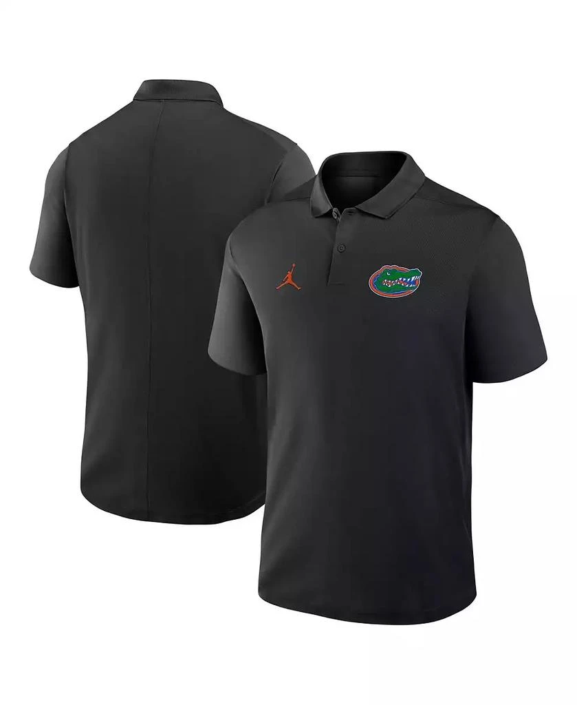 Jordan Men's Black Florida Gators Primetime Victory Primary Logo Performance Polo Shirt 1