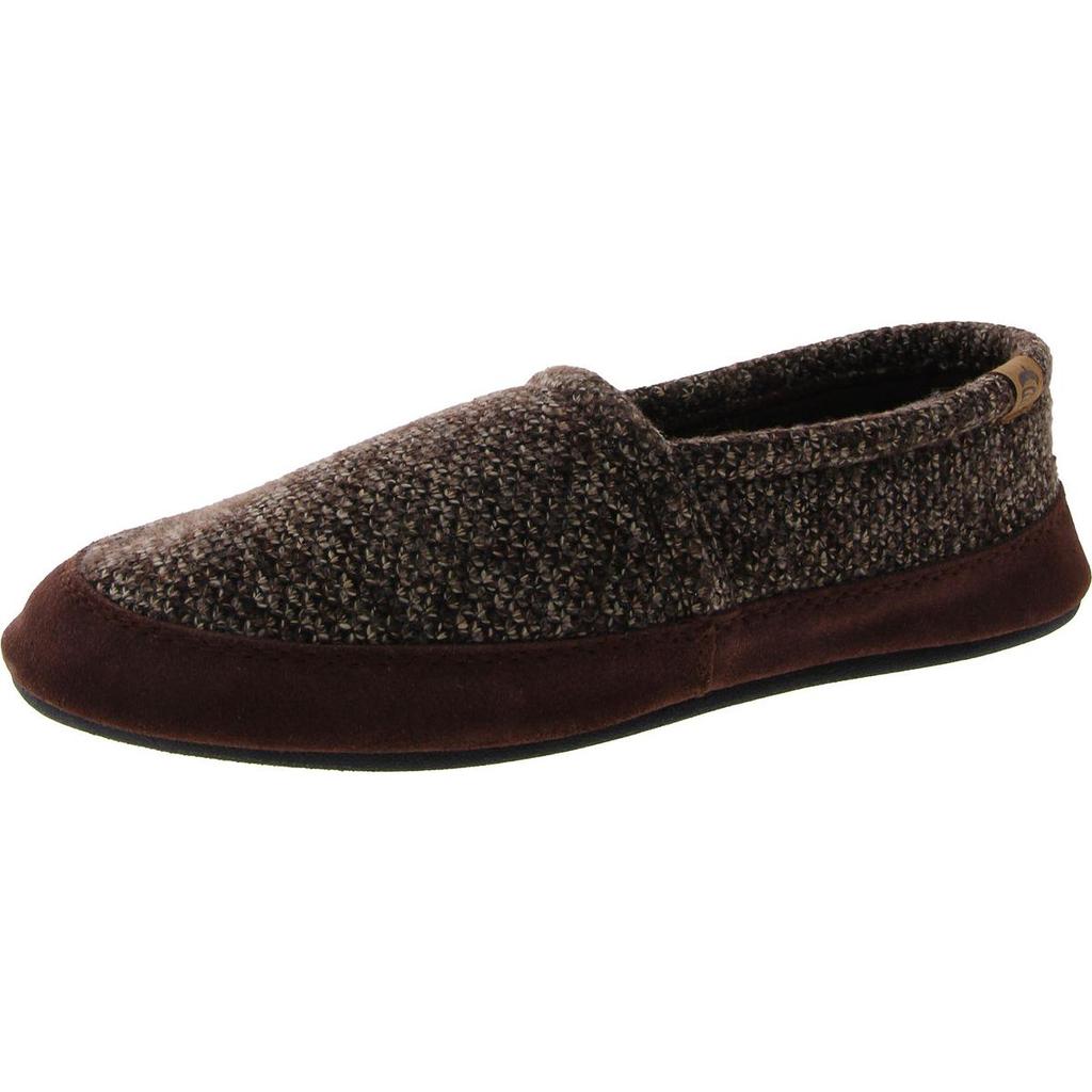 Acorn Moc Mens Fleece Slip On Loafer Slippers