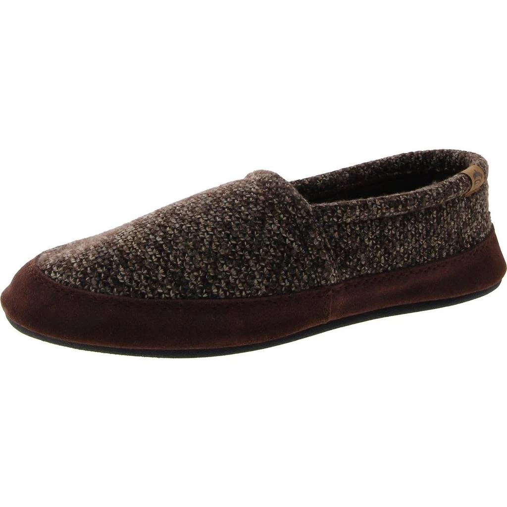 Acorn Moc Mens Fleece Slip On Loafer Slippers 1