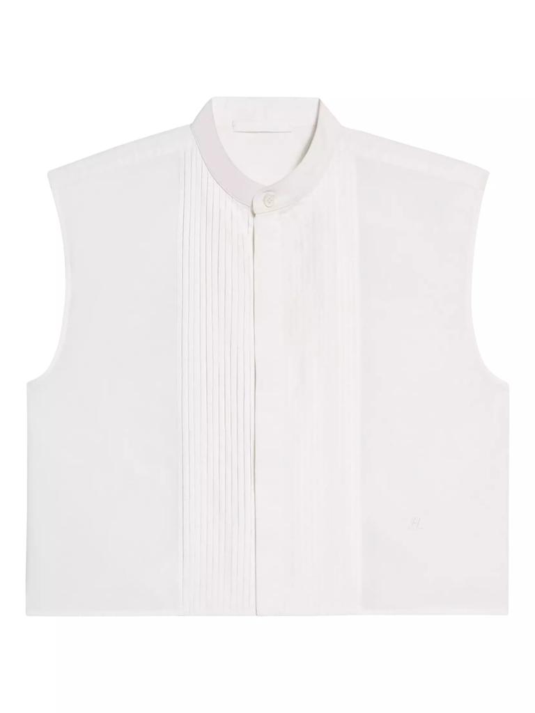 Helmut Lang Sleeveless Cotton Crop Top