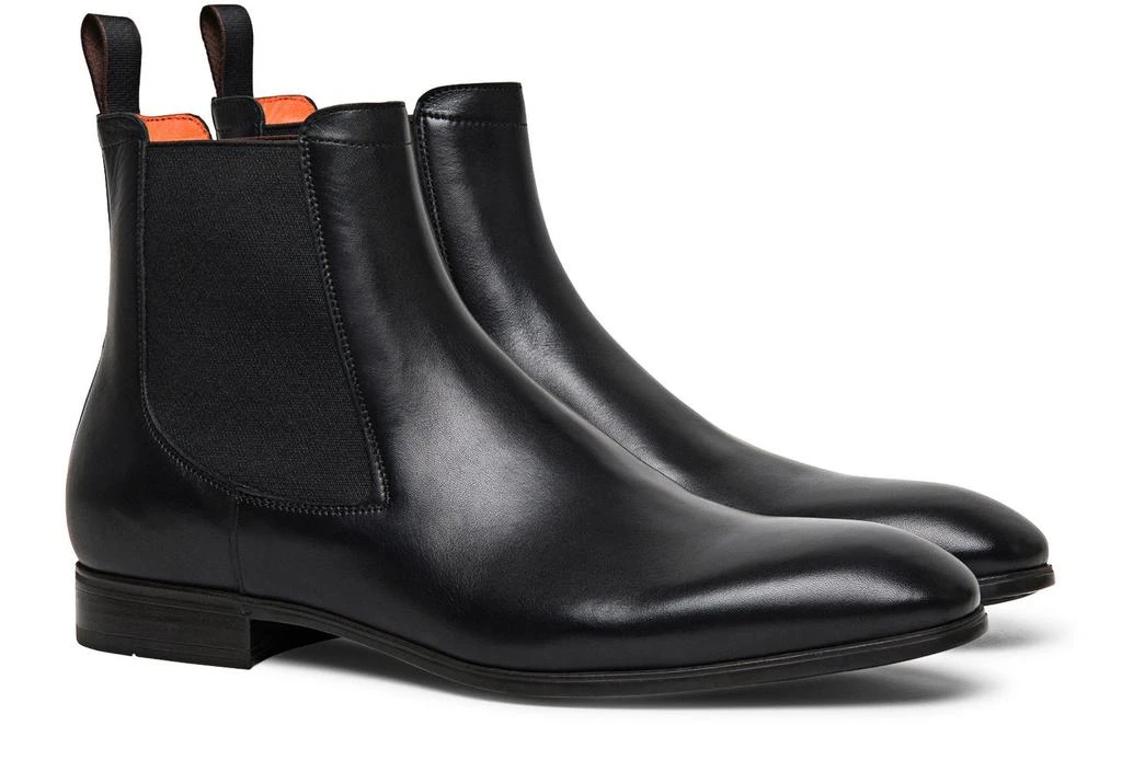 Santoni Leather chelsea boots 2