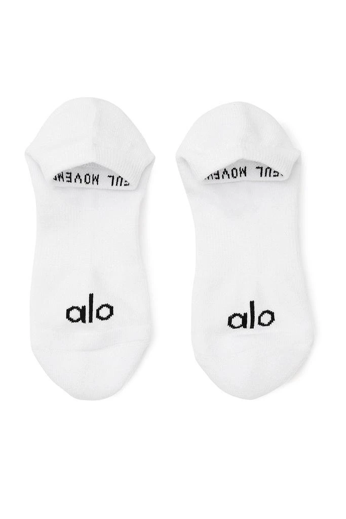 Alo Men's Street Sock - White/Black 1