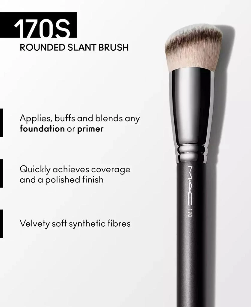 MAC 170 Synthetic Rounded Slant Brush 3