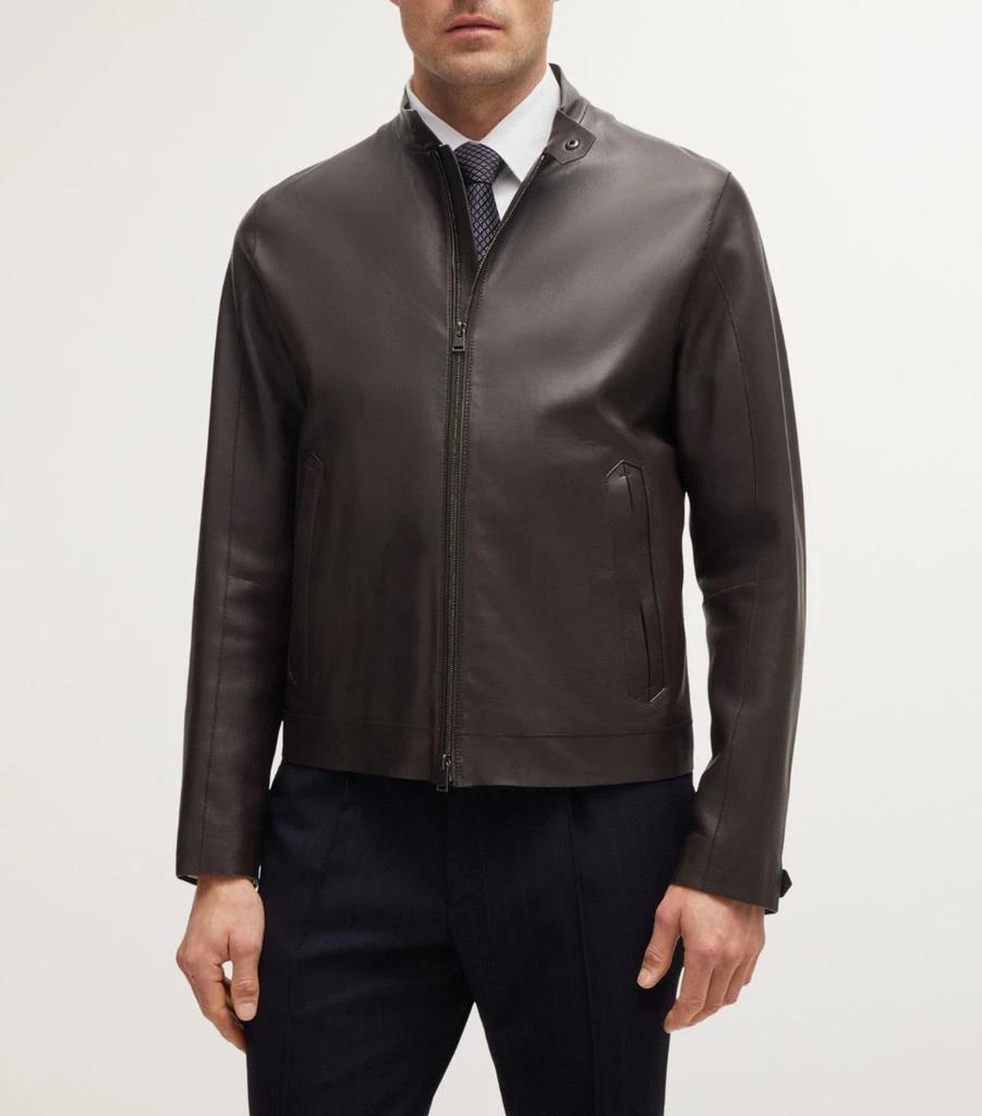Hugo Boss Lamb Leather Jacket 3