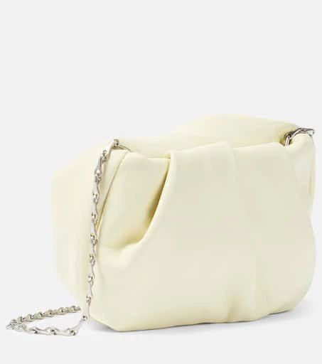 Burberry Rose gathered leather clutch 4