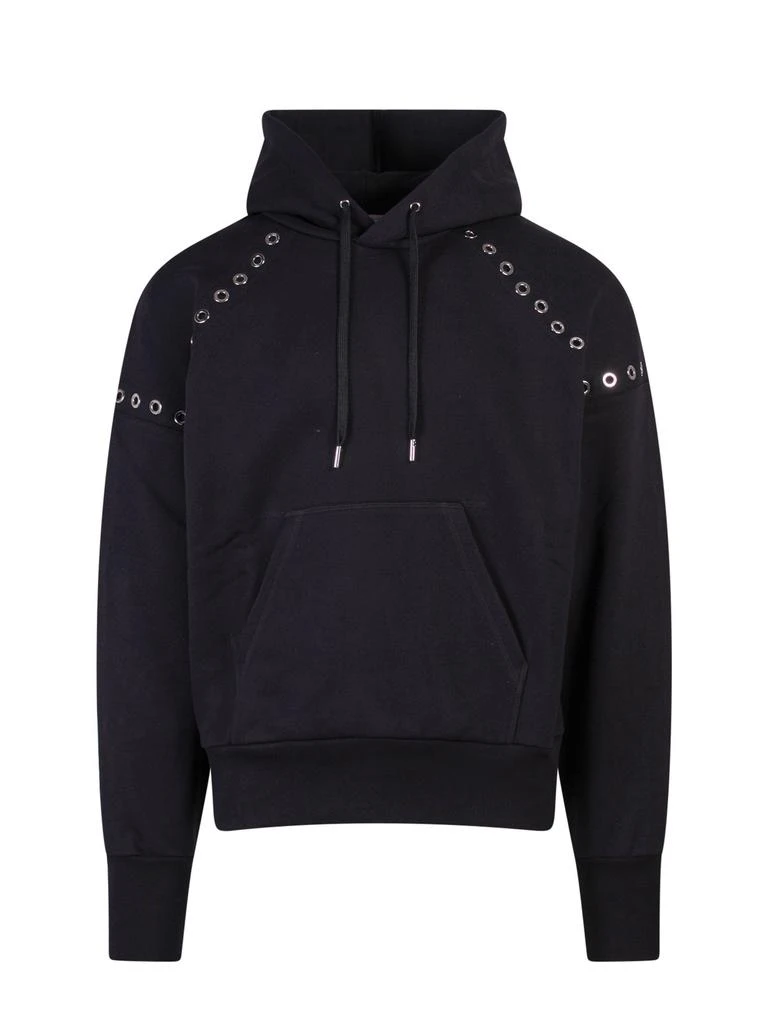 Alexander McQueen Alexander McQueen Eyelets Detailed Hoodie 1